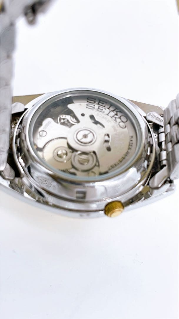 【稼働】SEIKO 5 7S26-0500 裏スケ デイデイト 状態良好