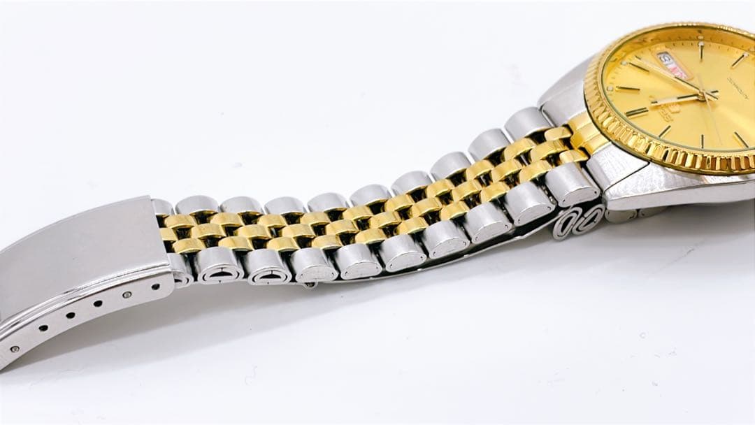 【稼働】SEIKO 5 7S26-0500 裏スケ デイデイト 状態良好