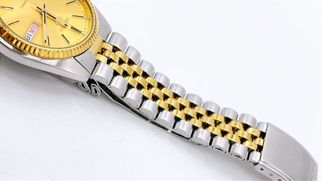 【稼働】SEIKO 5 7S26-0500 裏スケ デイデイト 状態良好