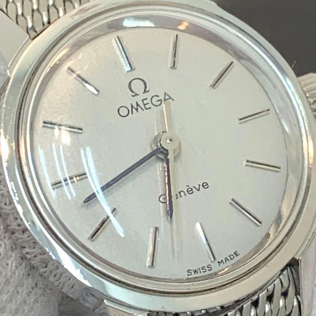 正規良品 OMEGA オメガ ジュネーブ レディース スクリューバック 手巻