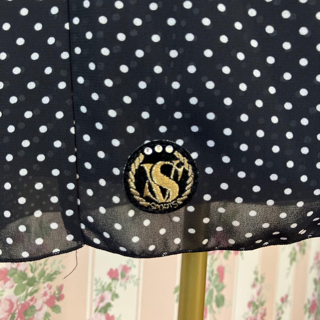 【バレンザ・ポー】　美品　ゴルフウェア　ブルゾン＆キュロットスカート　透け感