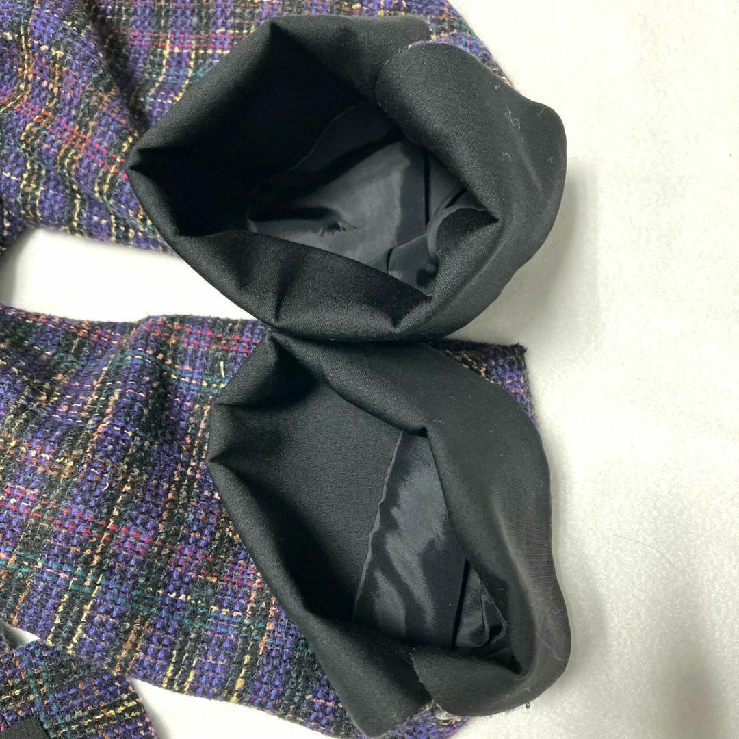 Christian Dior テーラードジャケット ダブル　シルク混　9号