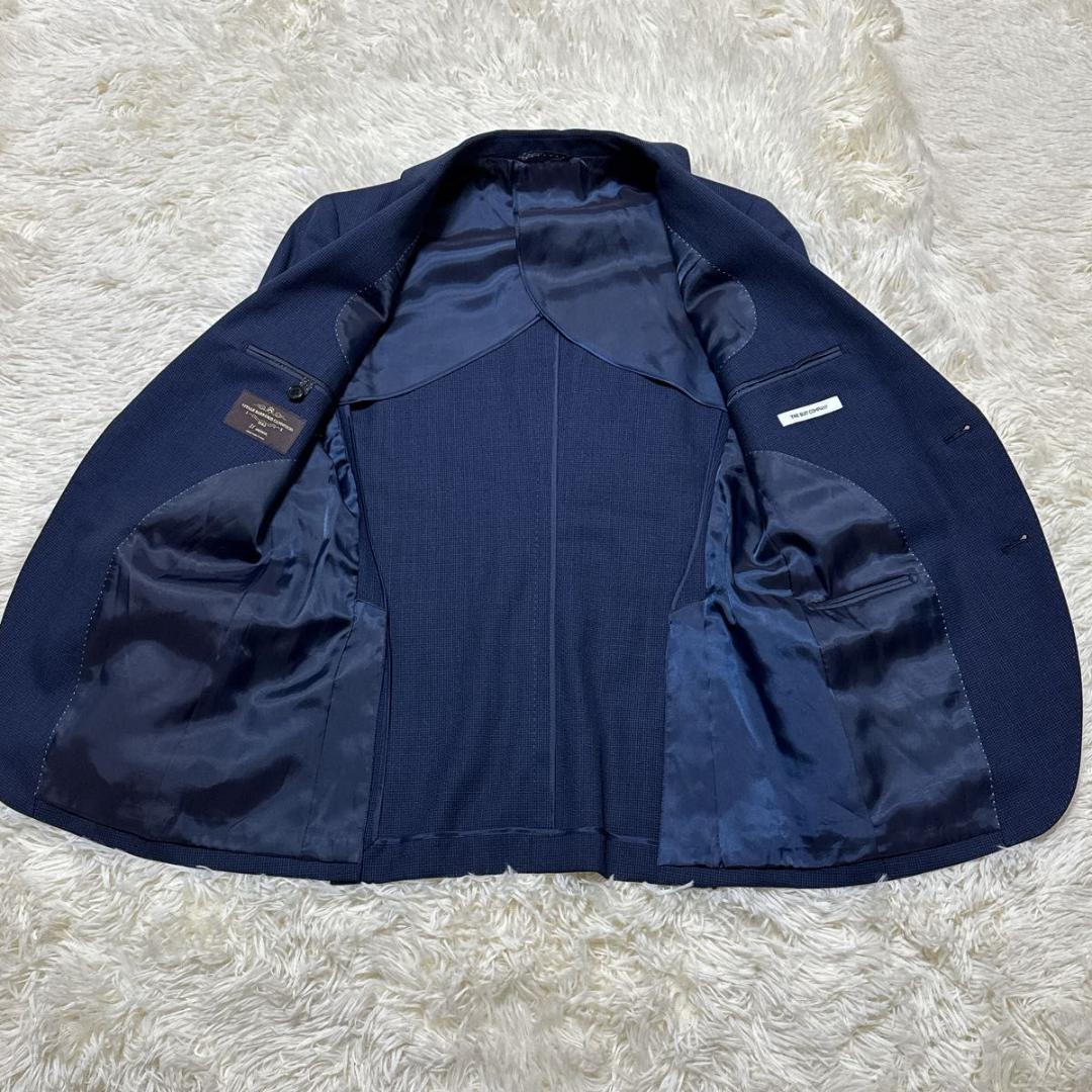 スーツカンパニー　高級カノニコ社製生地　スーツ上下　ネイビー　A5