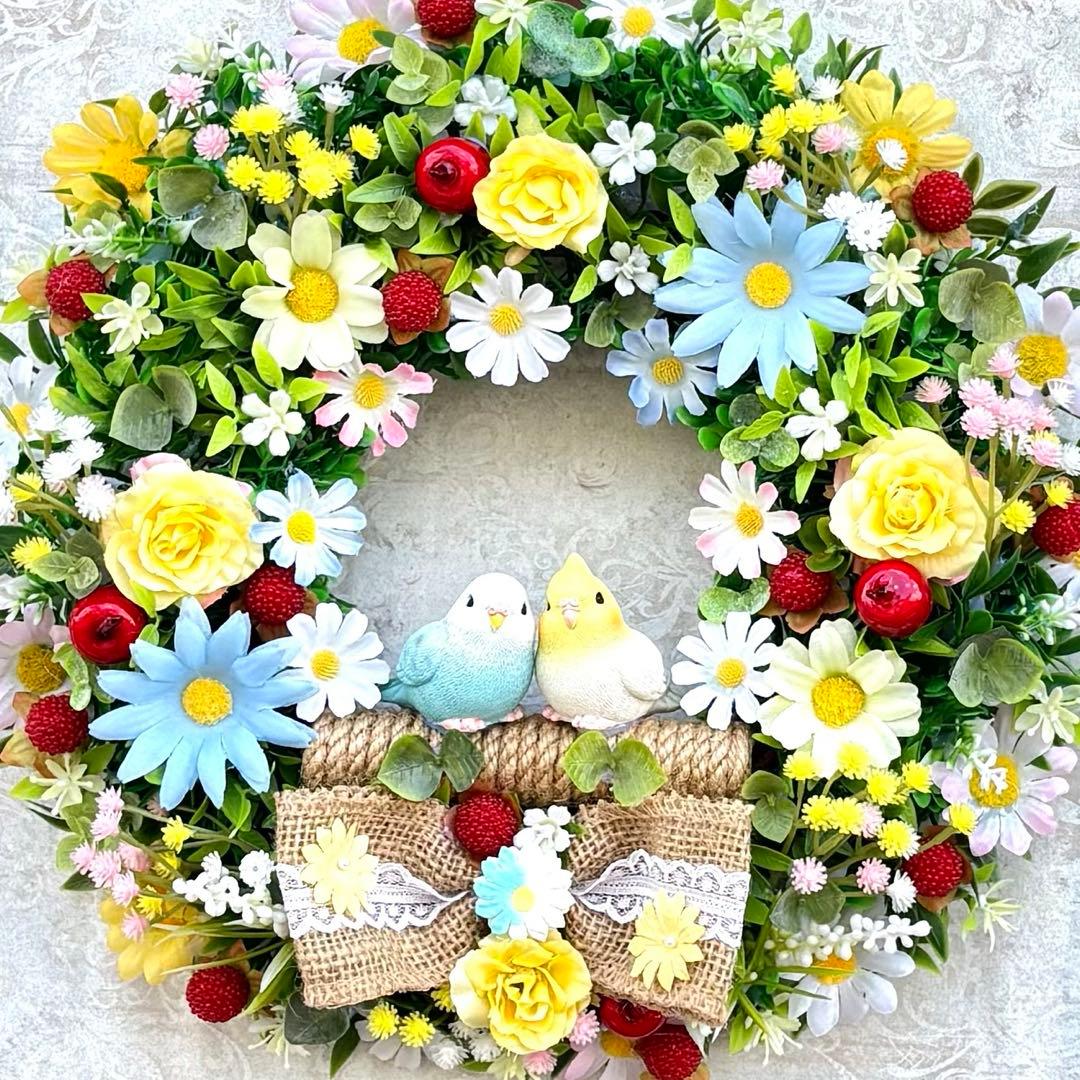 ソラ♡ハート型♡苺フルーツ　フラワーリース