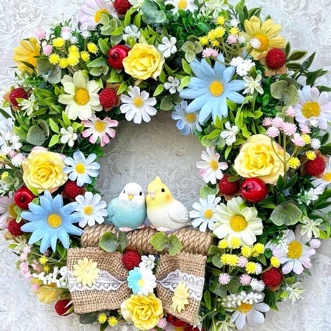 ソラ♡ハート型♡苺フルーツ　フラワーリース