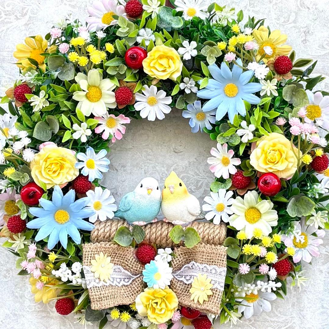 ソラ♡ハート型♡苺フルーツ　フラワーリース