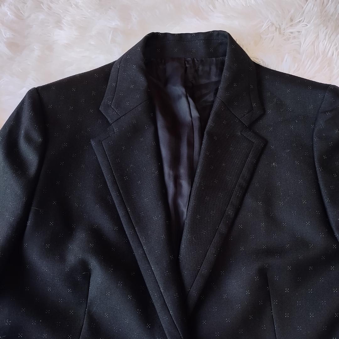 美品☆ポールスミス セットアップ スカートスーツ ブラック マルチカラー 本 L