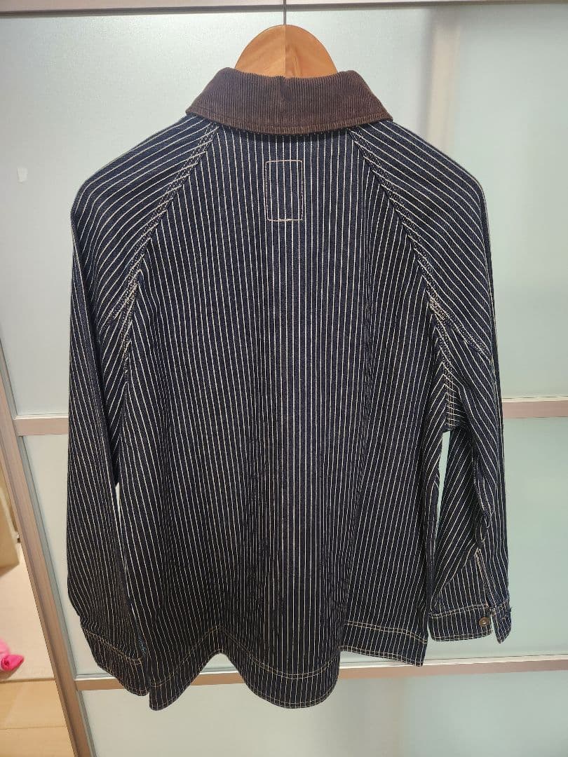 GAP ストライプ デニム カバーオール