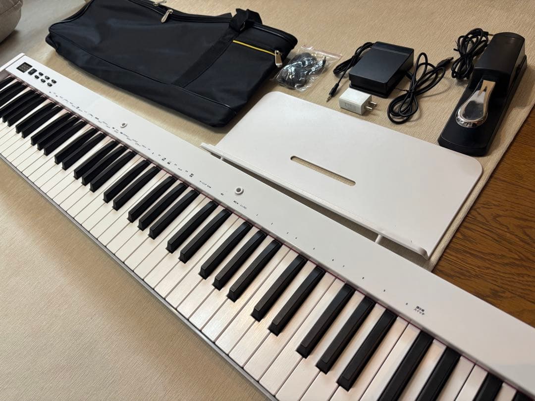ニコマク 88鍵盤 電子ピアノ NIKOMAKU SWAN-S ホワイト