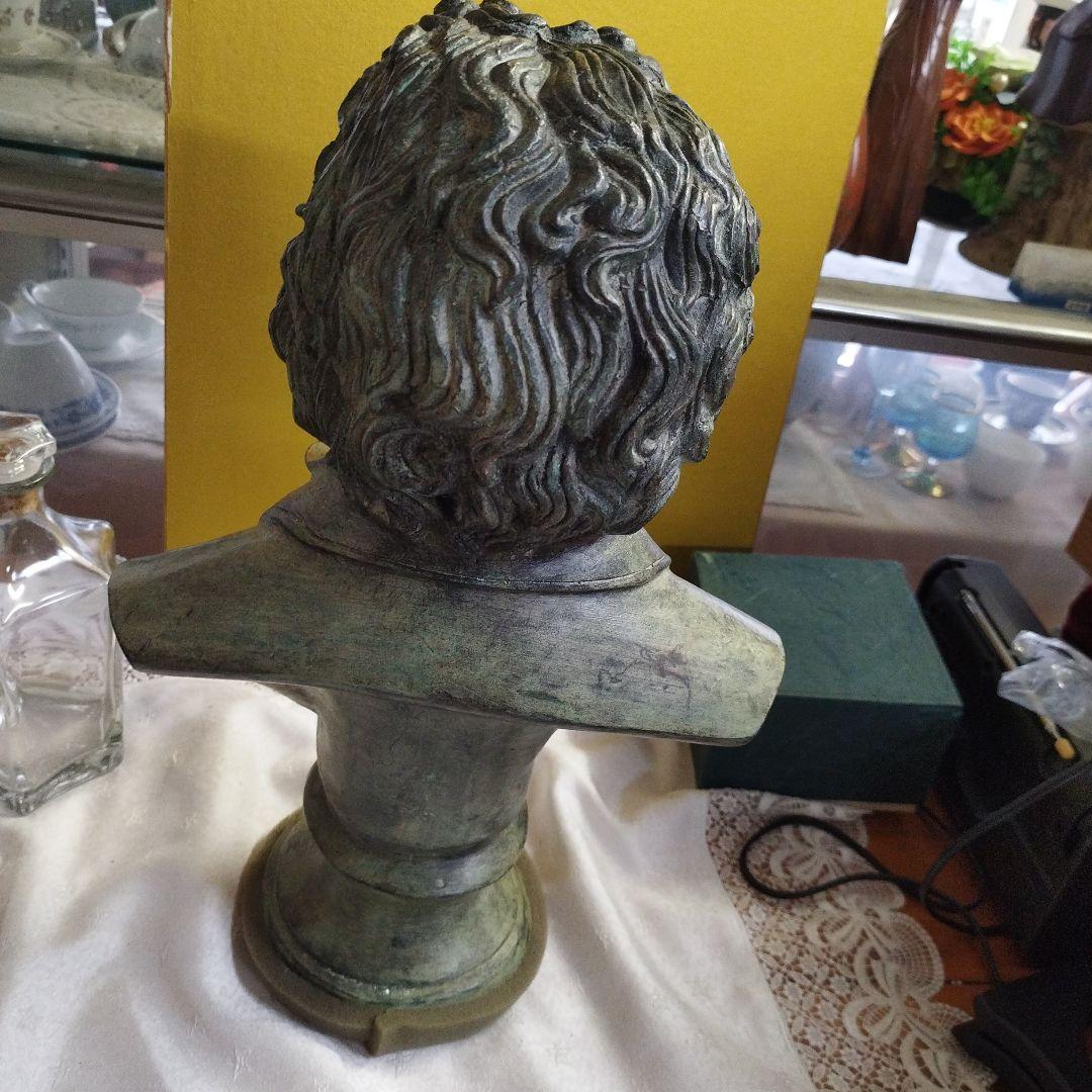 ベートーヴェン ブロンズ 銅像 ハンドメイド 中にシールあり 彫刻 約３５cm