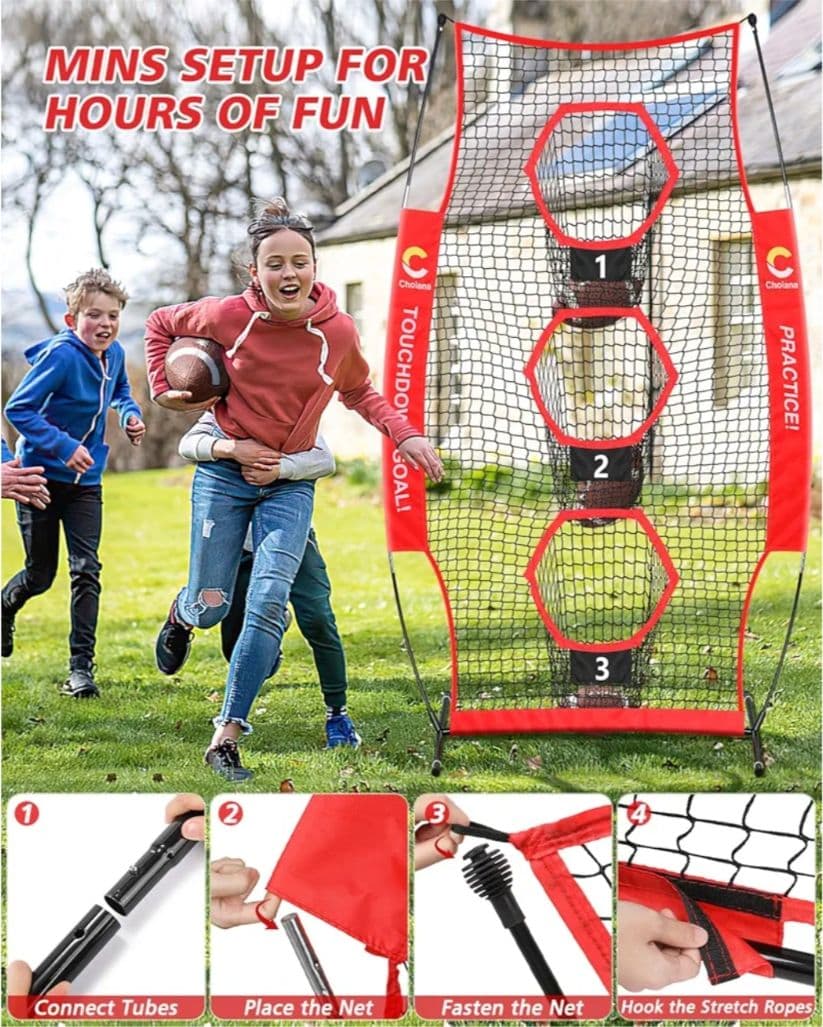 スローイングネット　アメリカンフットボール