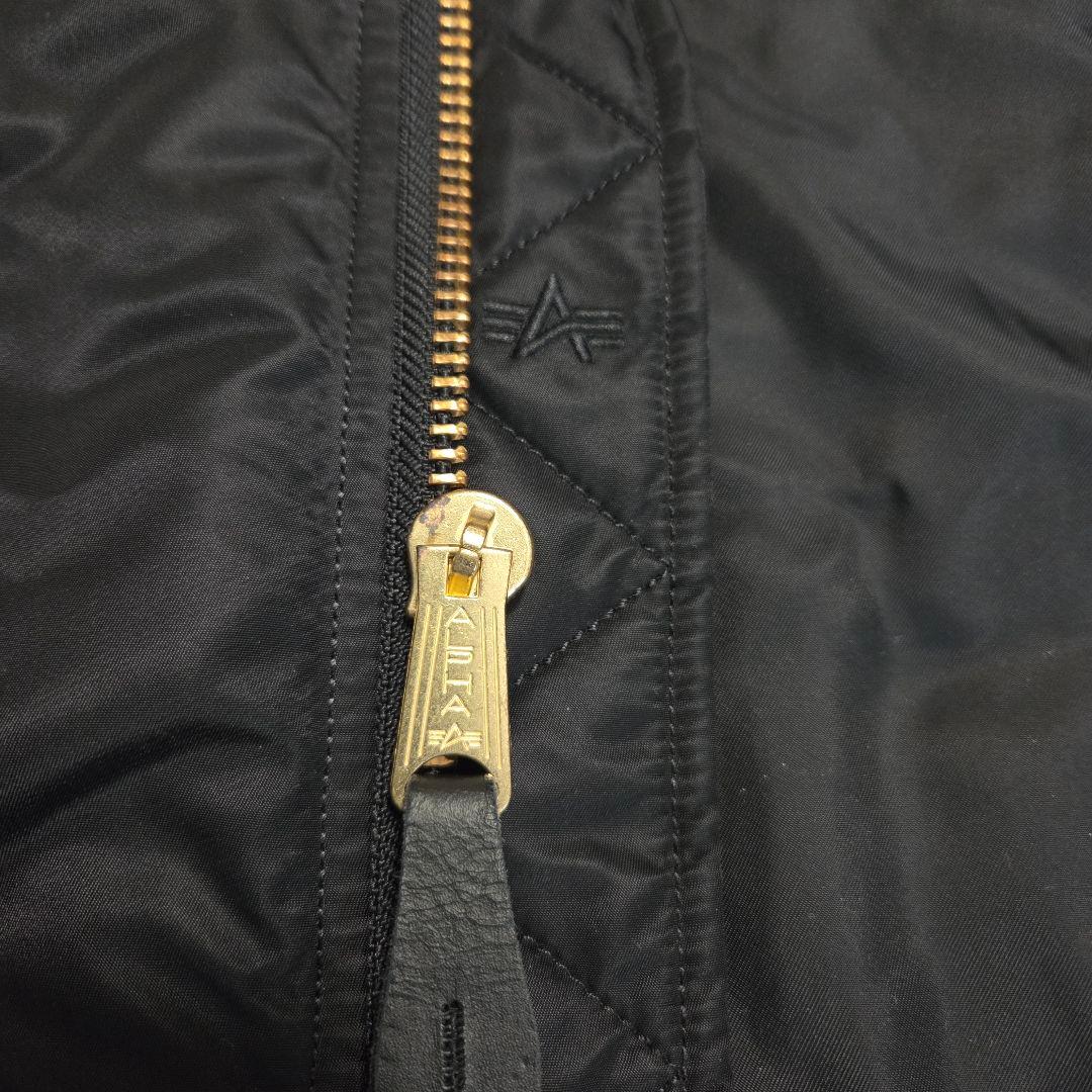 ALPHA INDUSTRIES MA-1 フライトジャケット オールブラック