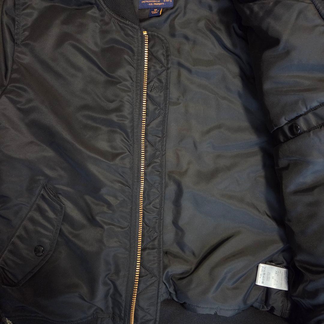 ALPHA INDUSTRIES MA-1 フライトジャケット オールブラック
