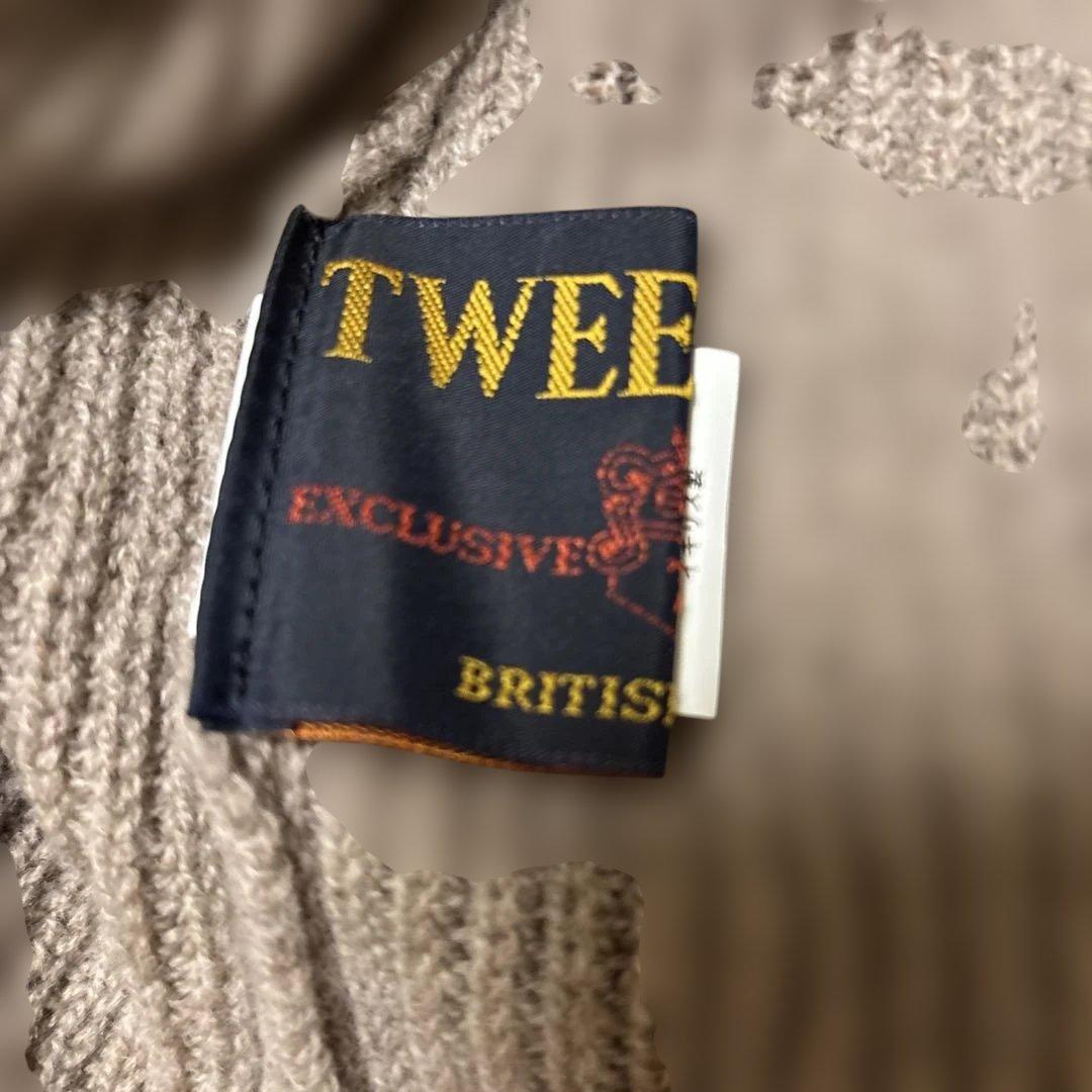 TWEEDMILL 五明祐子さんコラボ ニットポンチョ ベージュ