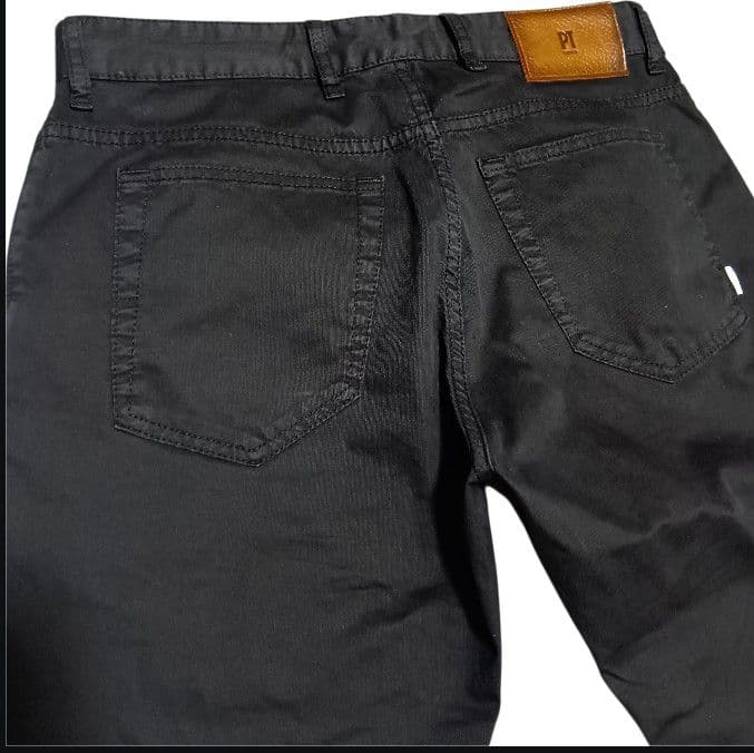 PT TORINO Grunge ブラック コットンスラックス チノパン 30