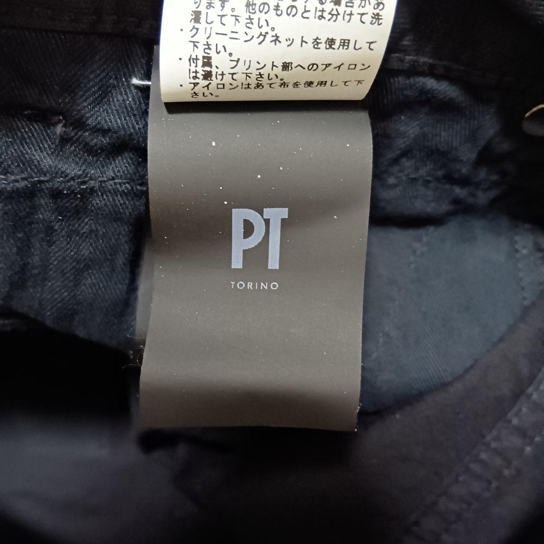 PT TORINO Grunge ブラック コットンスラックス チノパン 30