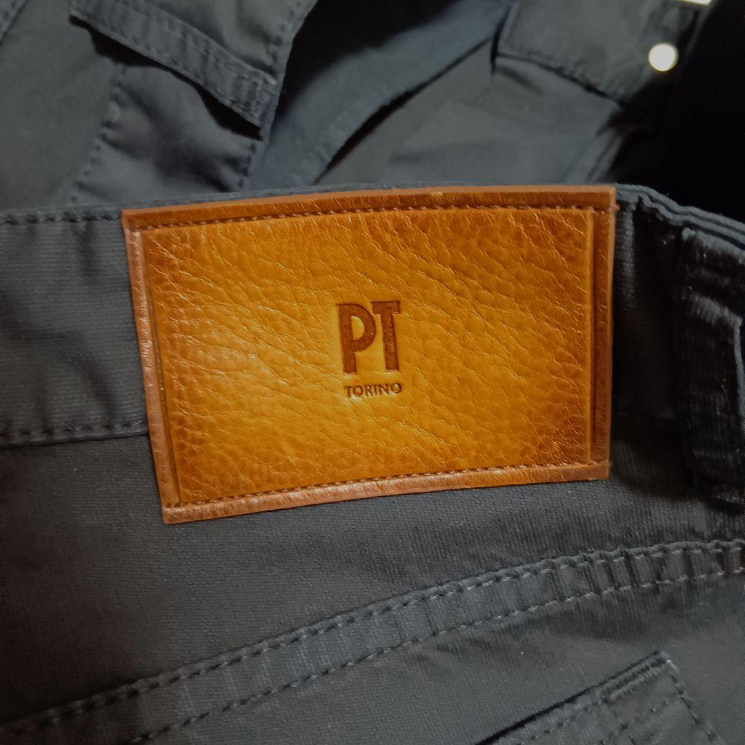 PT TORINO Grunge ブラック コットンスラックス チノパン 30