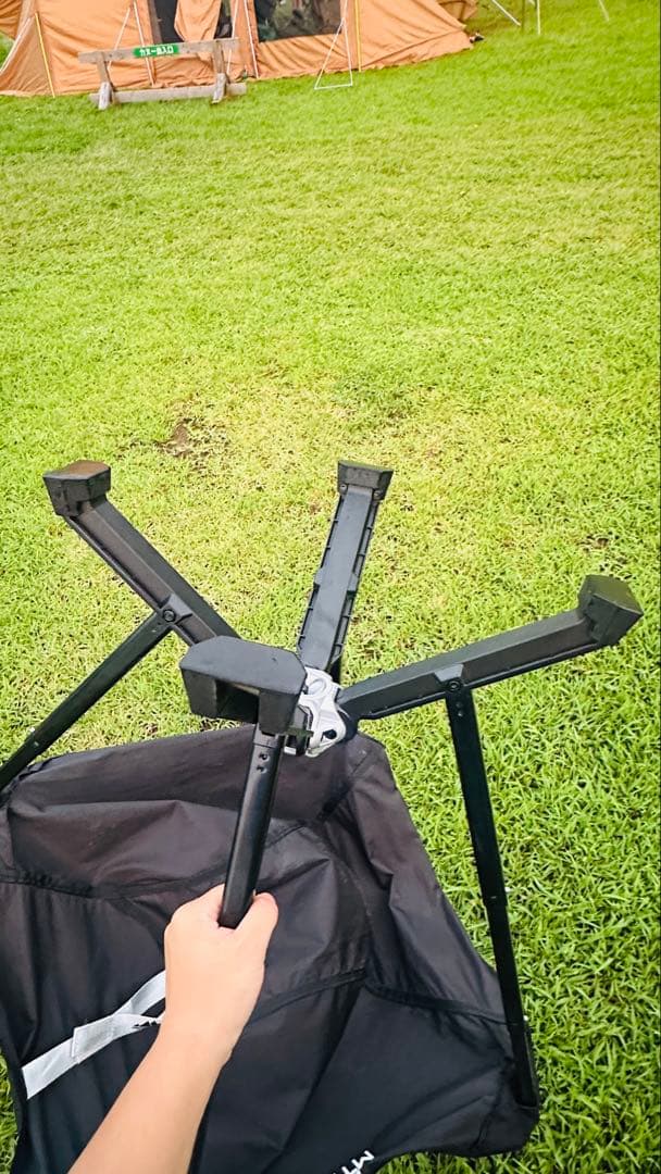 MTRVR 折りたたみアウトドアチェア 黒