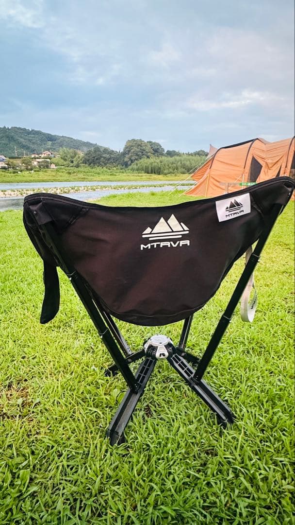 MTRVR 折りたたみアウトドアチェア 黒