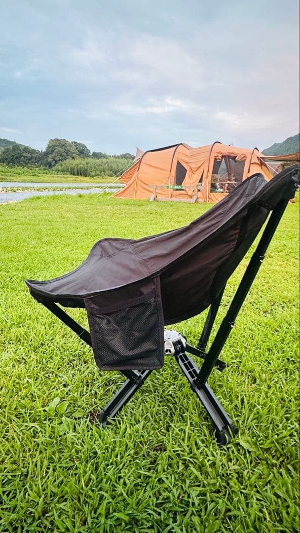 MTRVR 折りたたみアウトドアチェア 黒