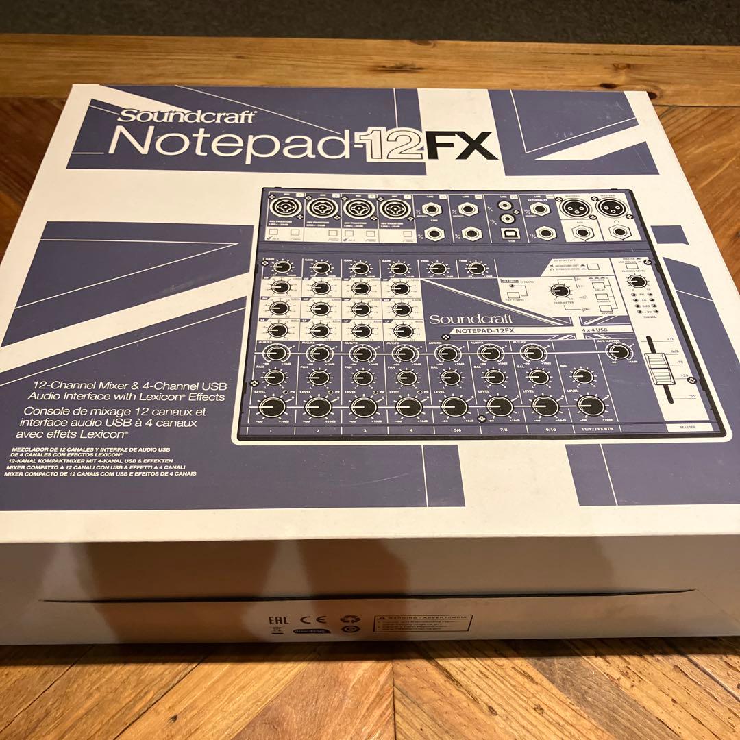 【＄chi-bakun＄ 】Soundcraft NOTEPAD-12FX