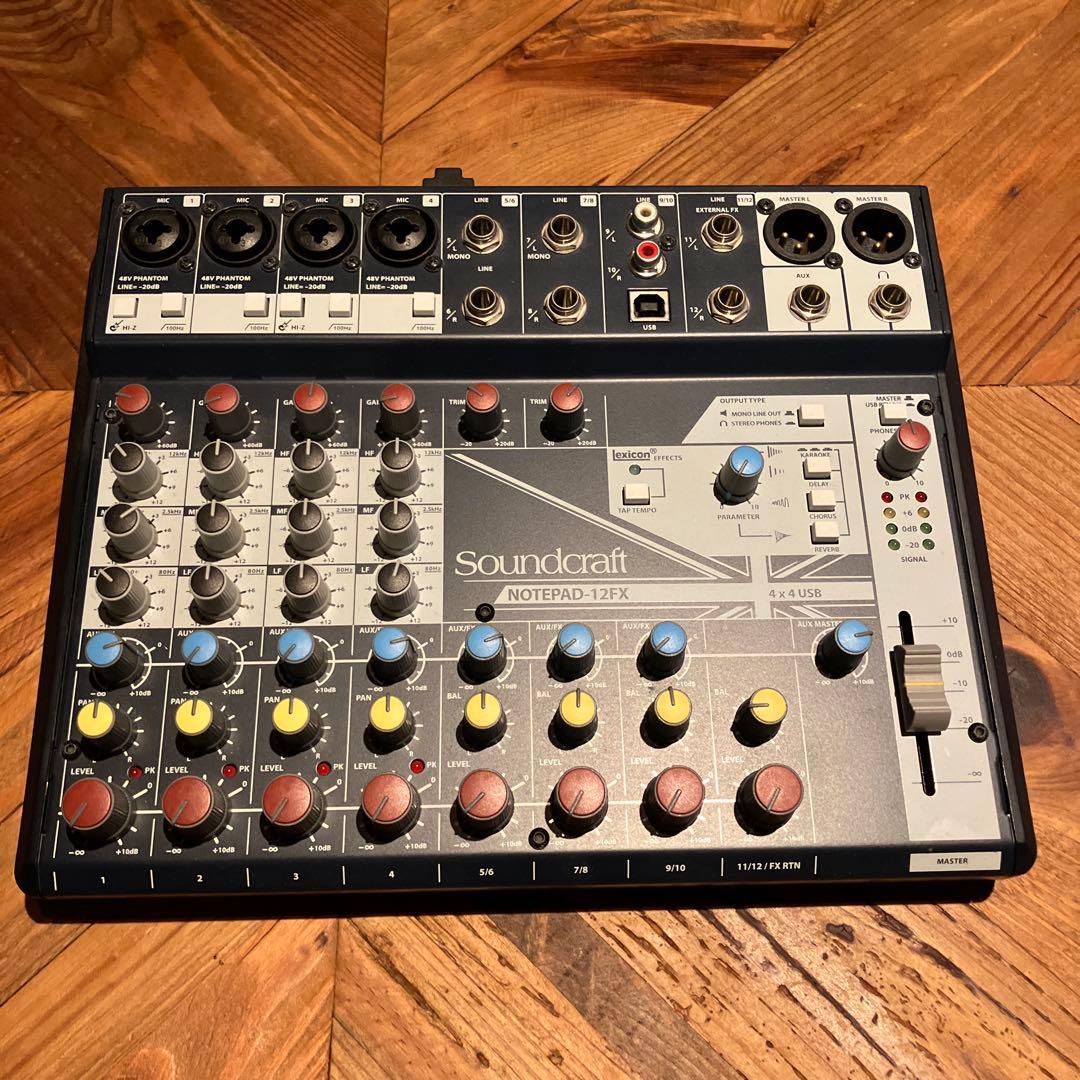 【＄chi-bakun＄ 】Soundcraft NOTEPAD-12FX