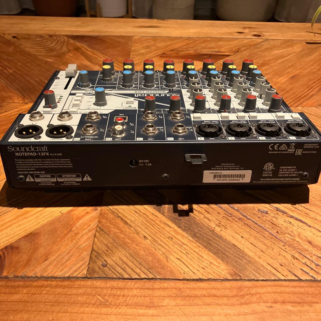【＄chi-bakun＄ 】Soundcraft NOTEPAD-12FX