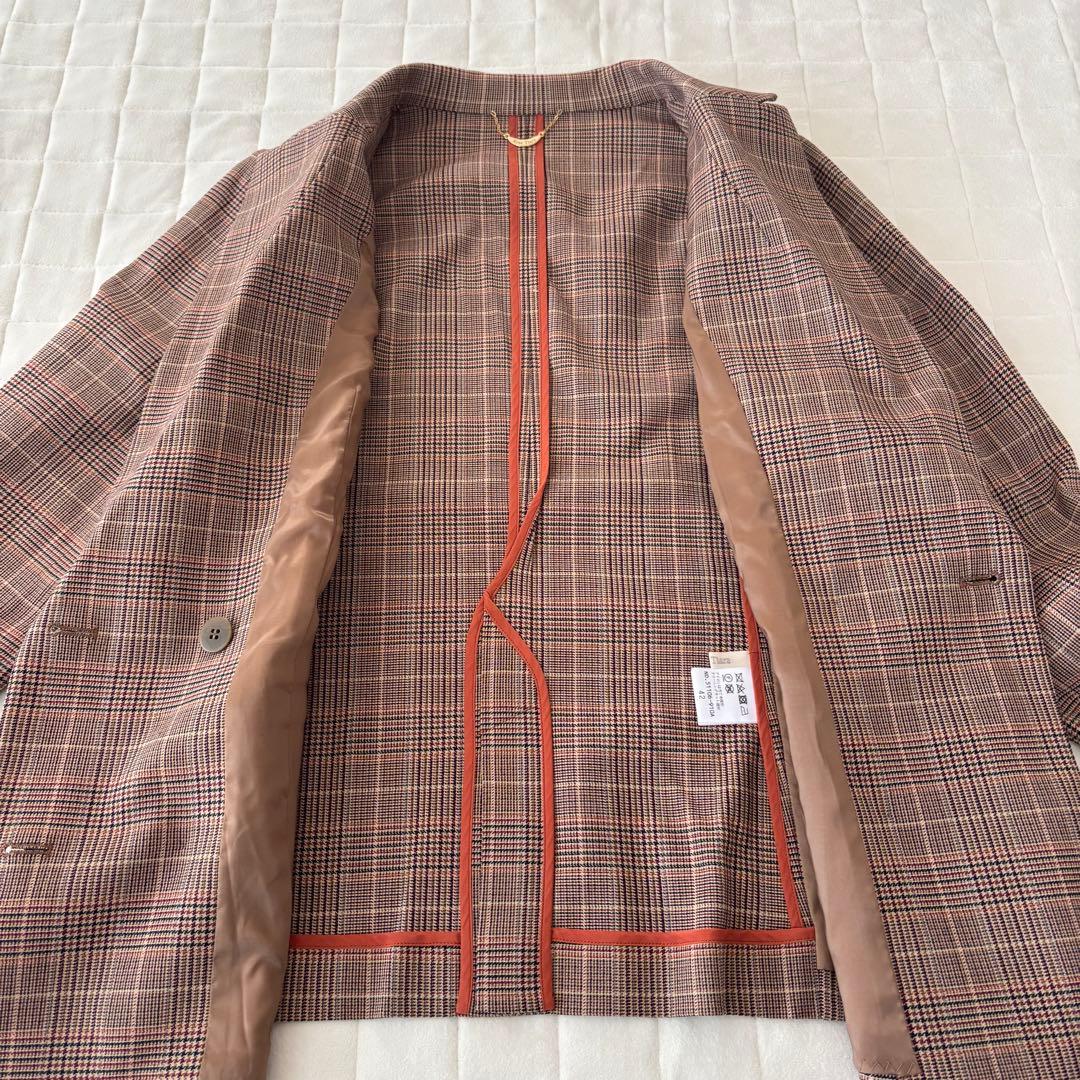 極美品！Rose Tiaraローズティアラ（42）金釦ダブルボタンジャケット