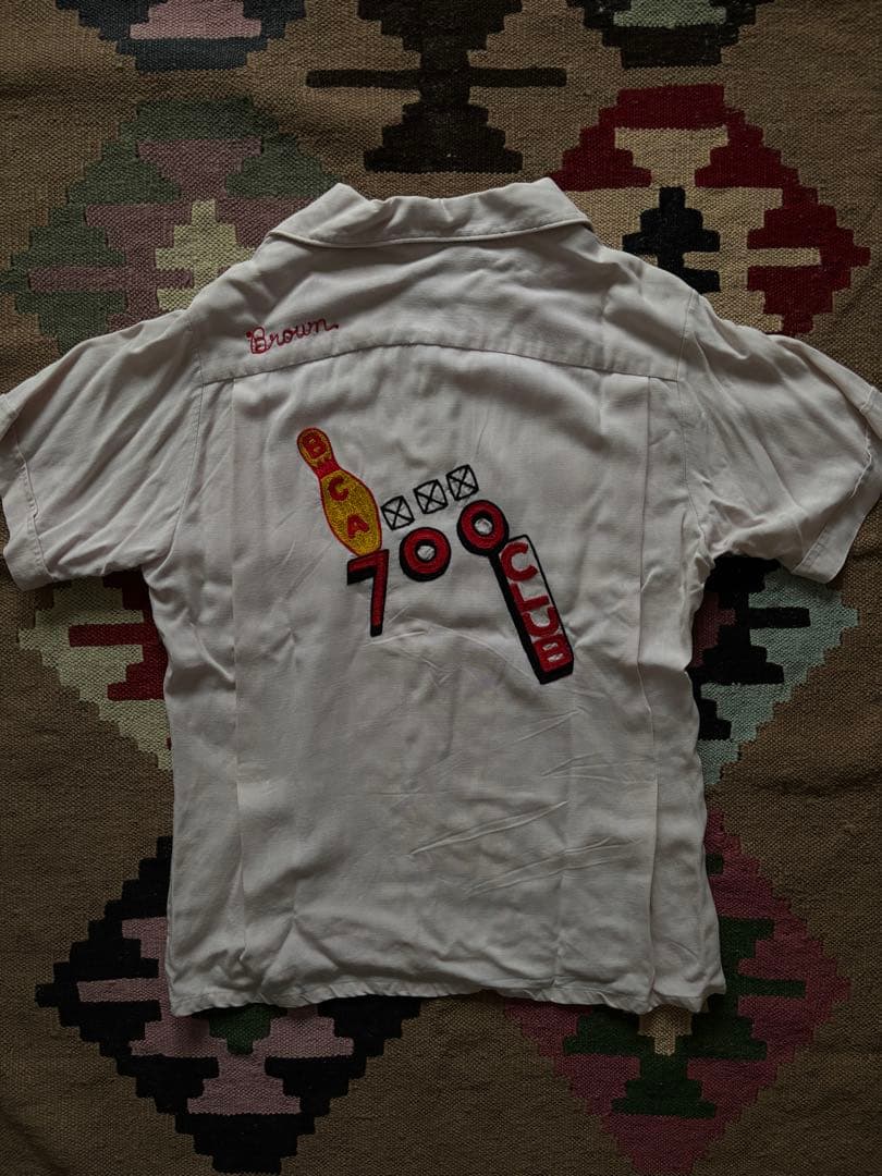 60s レーヨン ボウリングシャツ rayon shirt ボーリング 50s