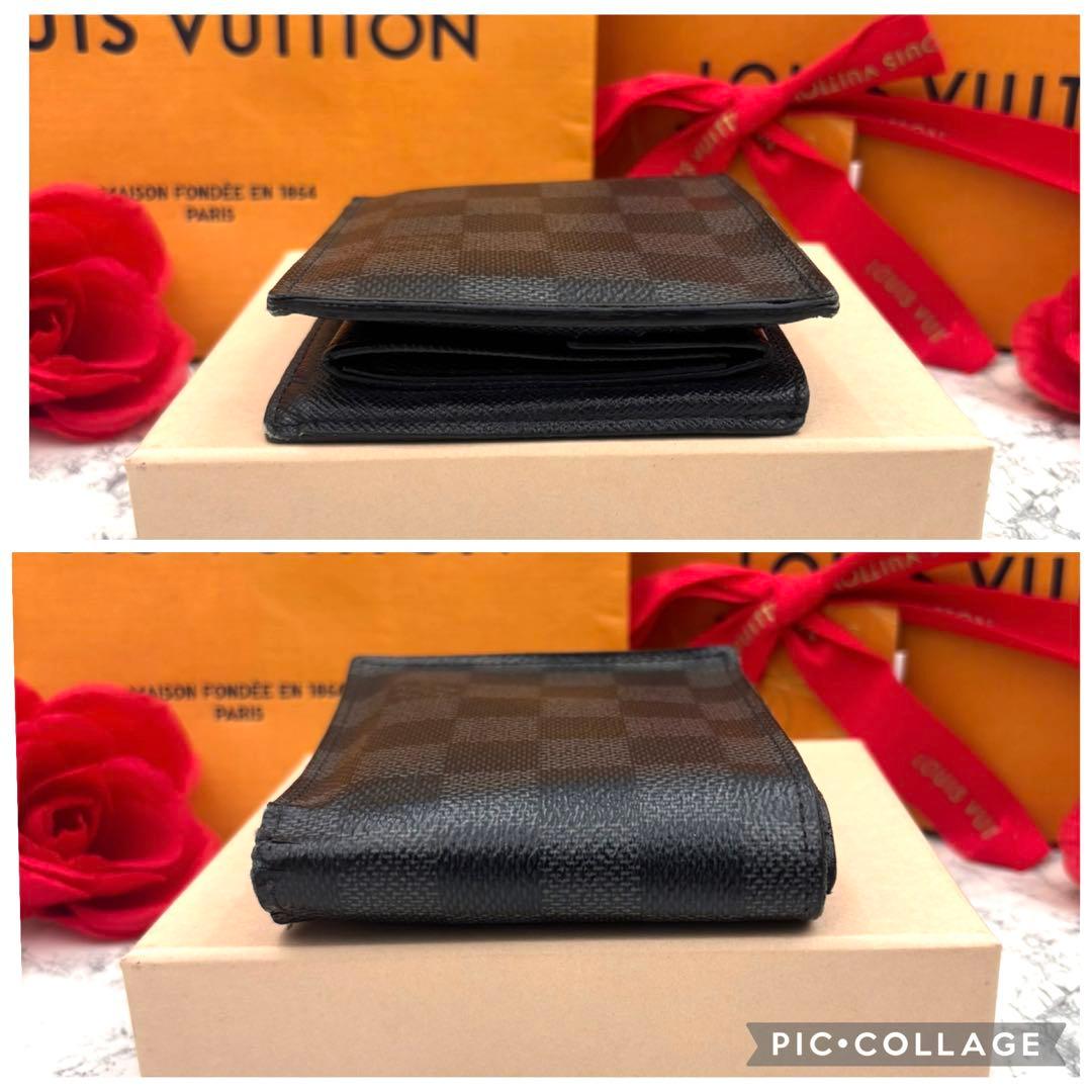 【新型モデル】 ルイヴィトン ダミエ グラフィット マルコ 折り財布