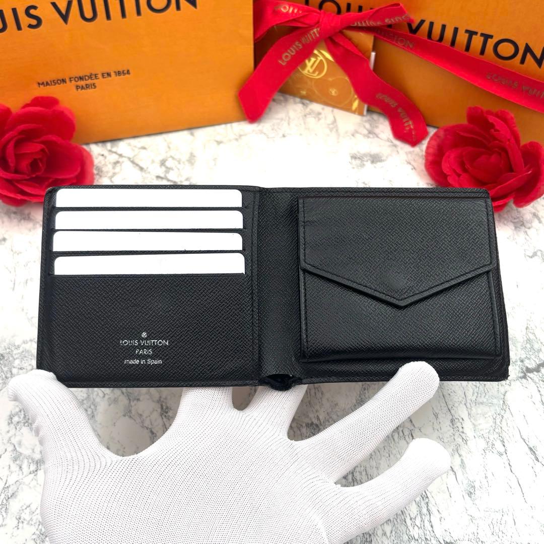 【新型モデル】 ルイヴィトン ダミエ グラフィット マルコ 折り財布