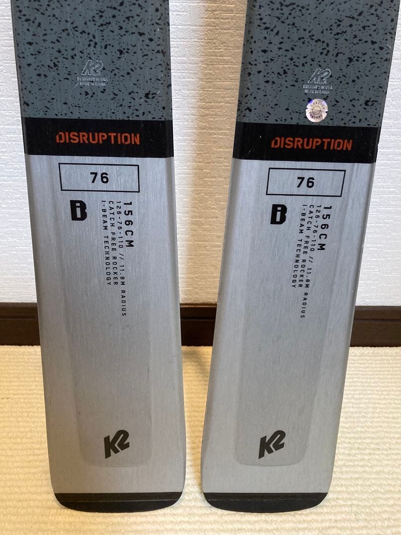 【HOTWAX・チューン済み】K2 DISRUPTION 76 ヘルメット付き