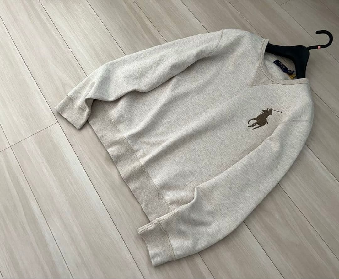 【人気完売品】POLO RALPH LAURENビッグポニースウェット　ベージュ