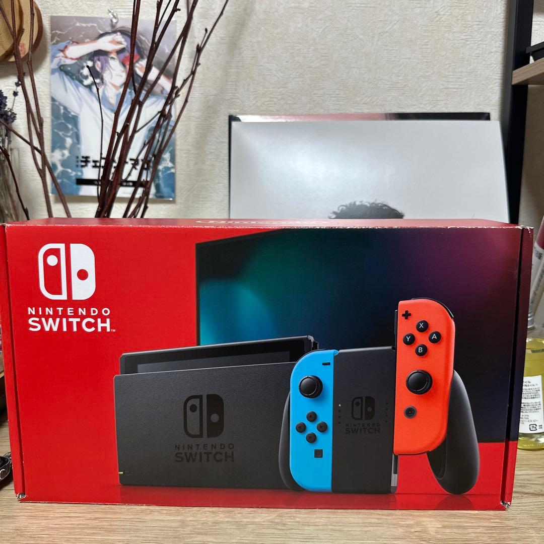 Nintendo Switch 本体 ネオンレッド/ネオンブルー付属品完備