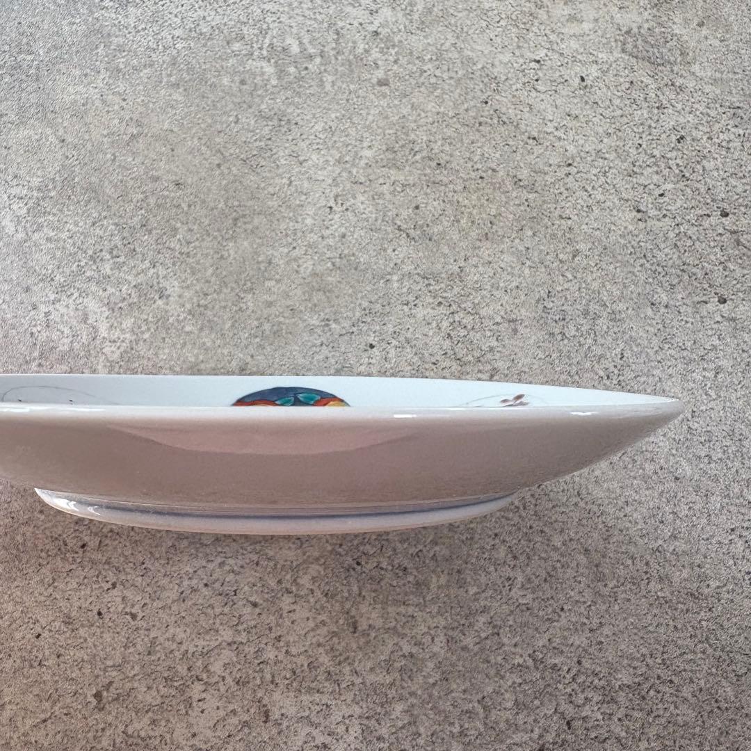 六瓢箪皿　５枚　有田焼　徳七窯　ひょうたん　丸皿　取り皿　銘々皿　和食器　手描き