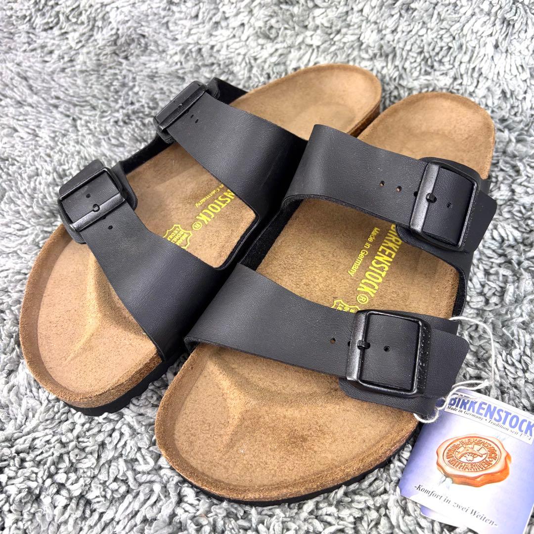 極美品✨BIRKENSTOCK ARIZONA Vegan BLACK 27㎝