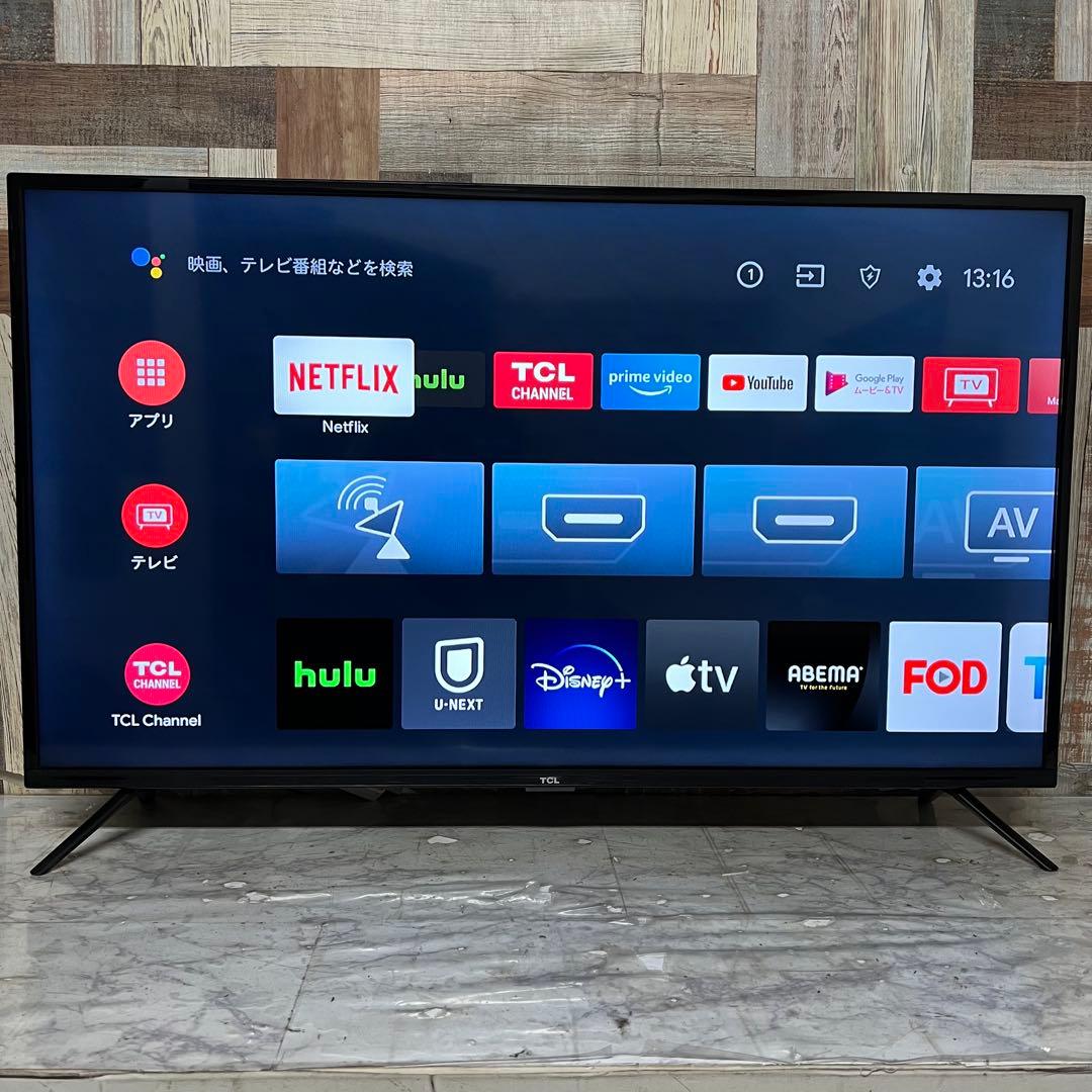 即日受渡❣️全国送料込TCL40型液晶テレビ スマートテレビネット動画アプリ搭載