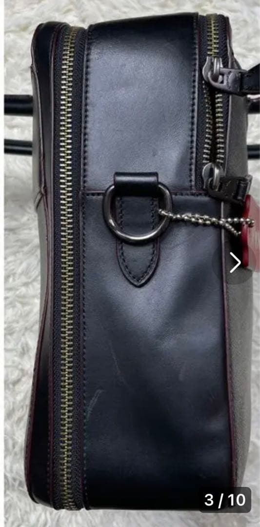 COACH コーチ　シグネイチャー　ビジネスバッグ　2way ブラック