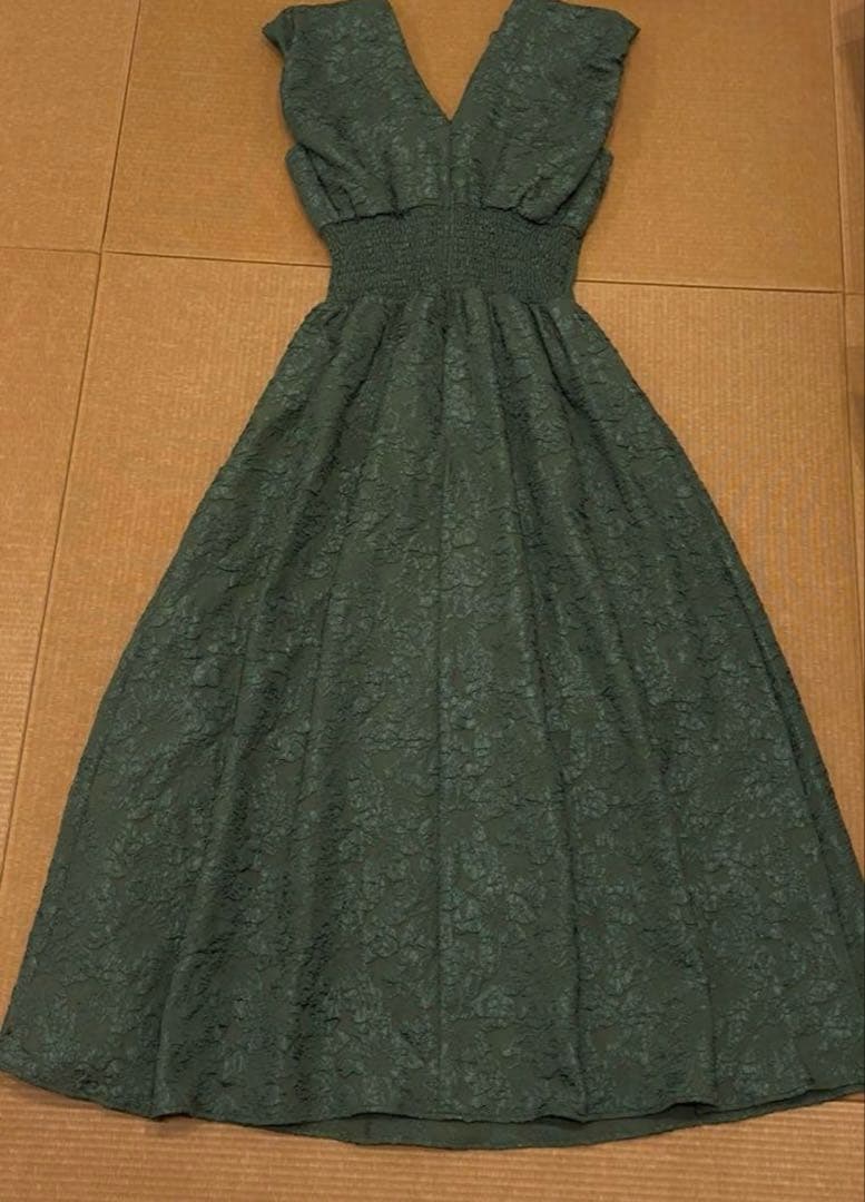 【SNIDEL】オーバーショルダージャガードワンピース【期間限定お値下げ中】