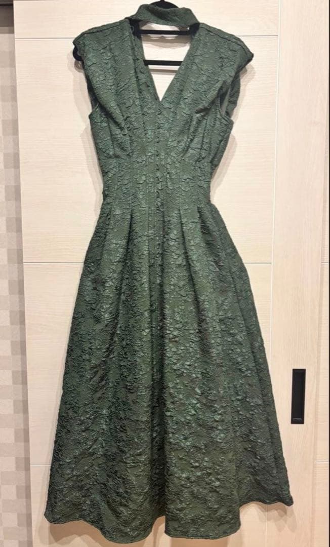 【SNIDEL】オーバーショルダージャガードワンピース【期間限定お値下げ中】