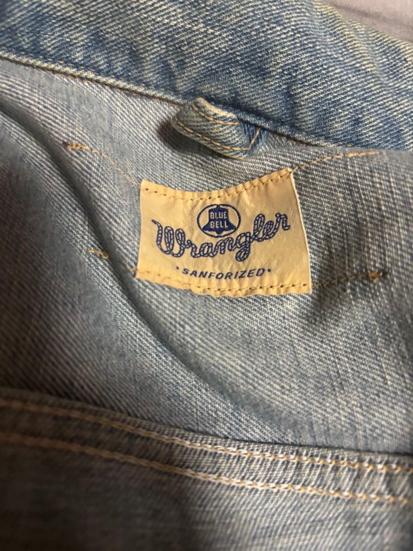 オ*ピ様 WRANGLER BLUE BELL ZIPデニムジャケット
