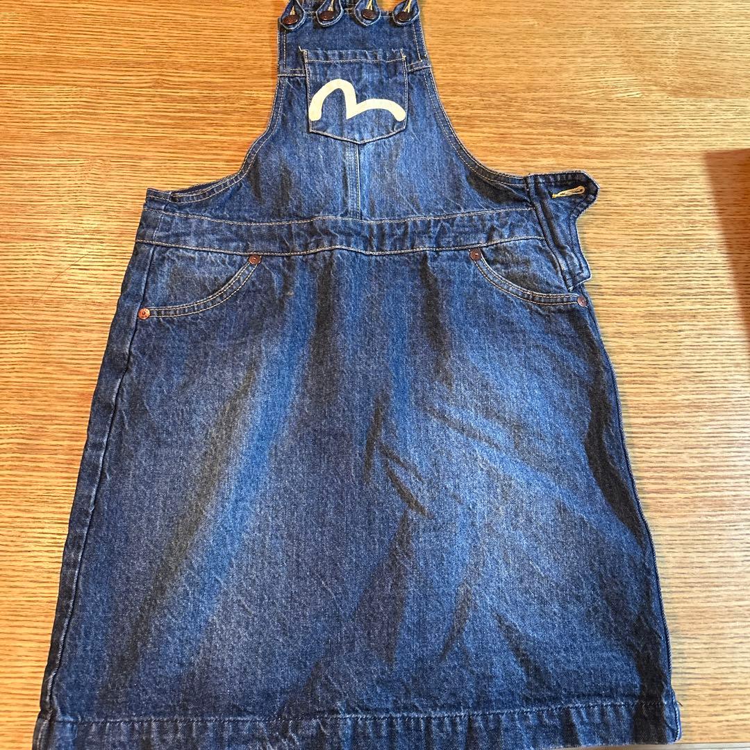 エヴィス　オーバーオール　サロペット　mサイズ　ヴィンテージ　かもめ