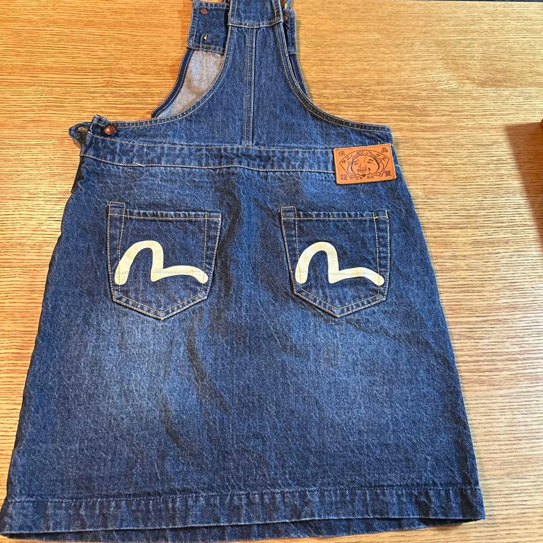 エヴィス　オーバーオール　サロペット　mサイズ　ヴィンテージ　かもめ