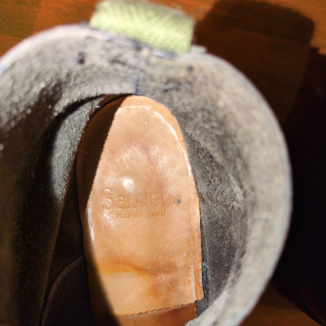 Sanders　サンダース　ミリタリー　ブーツ　　　革靴　黒