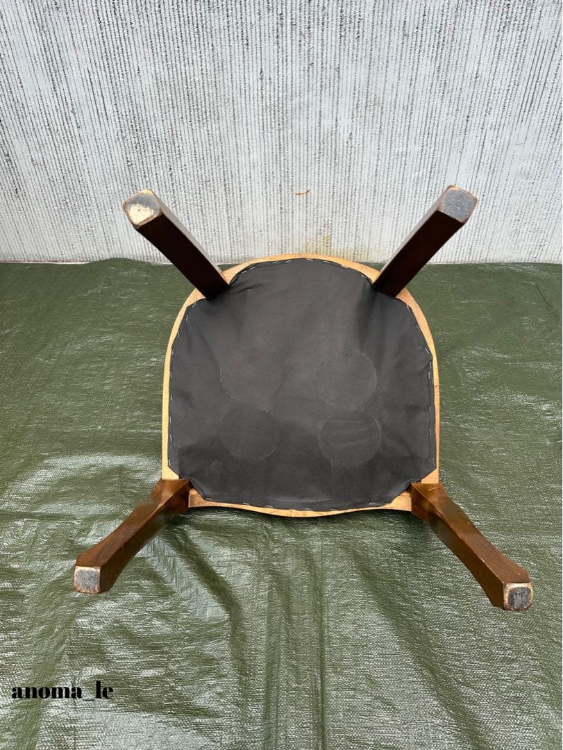 【ダイニングチェア】イタリア　木製　猫足　ロココ調　アンティークヴィンテージ◎