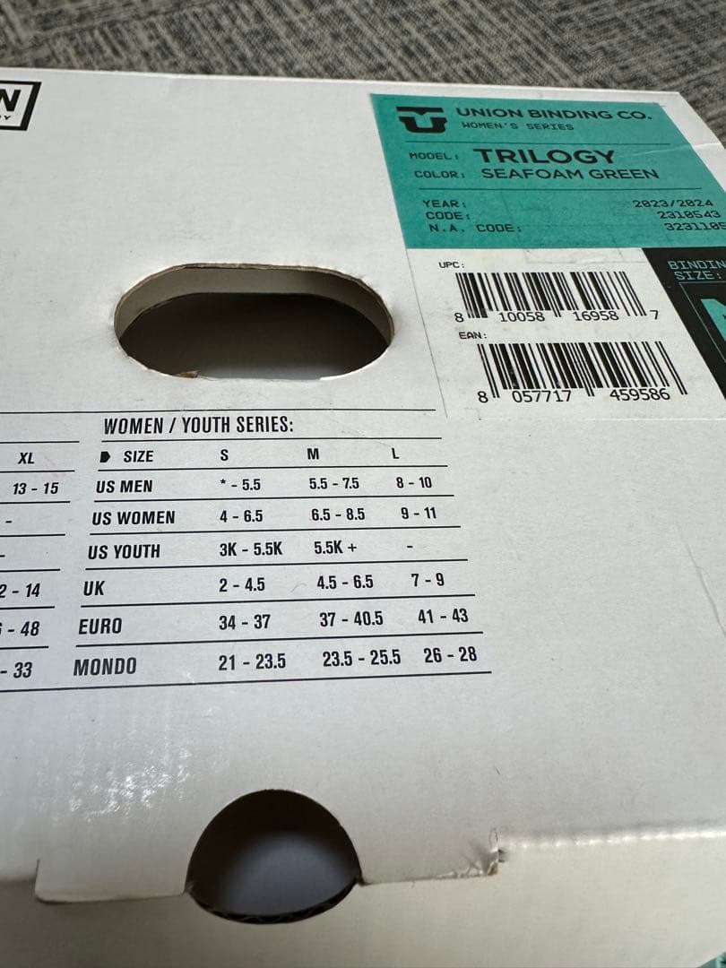 UNION TRILOGY サイズM GREEN