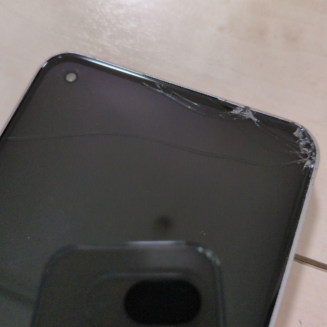 OPPO　Reno9A 本体 ムーンホワイト 画面割れあり