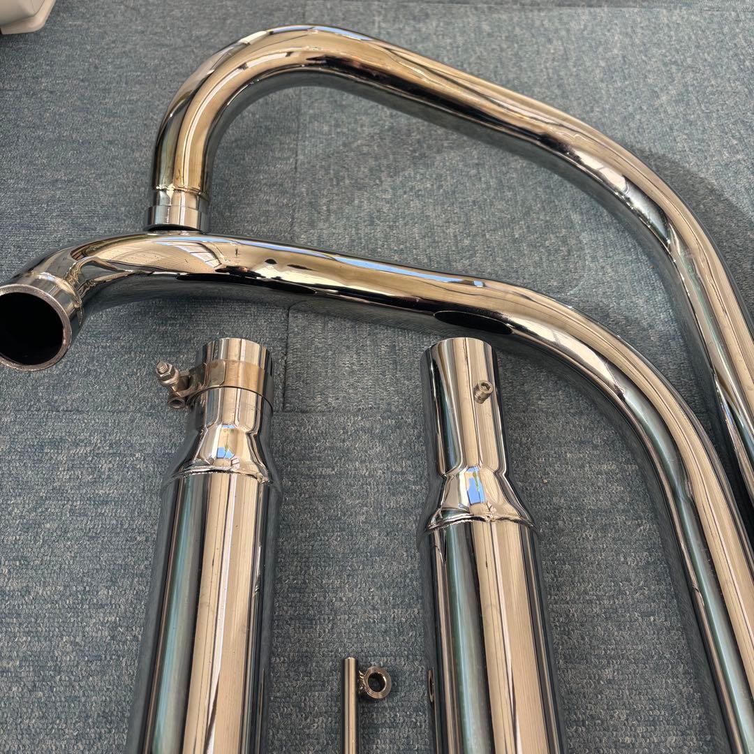 【W650】ボートラップ エキパイ＆サイレンサー インナーサイレンサー付き