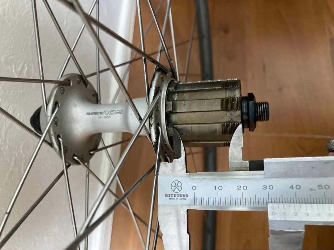 700cホイール前後セット　クリンチャー　エンド幅126mm ARAYAリム