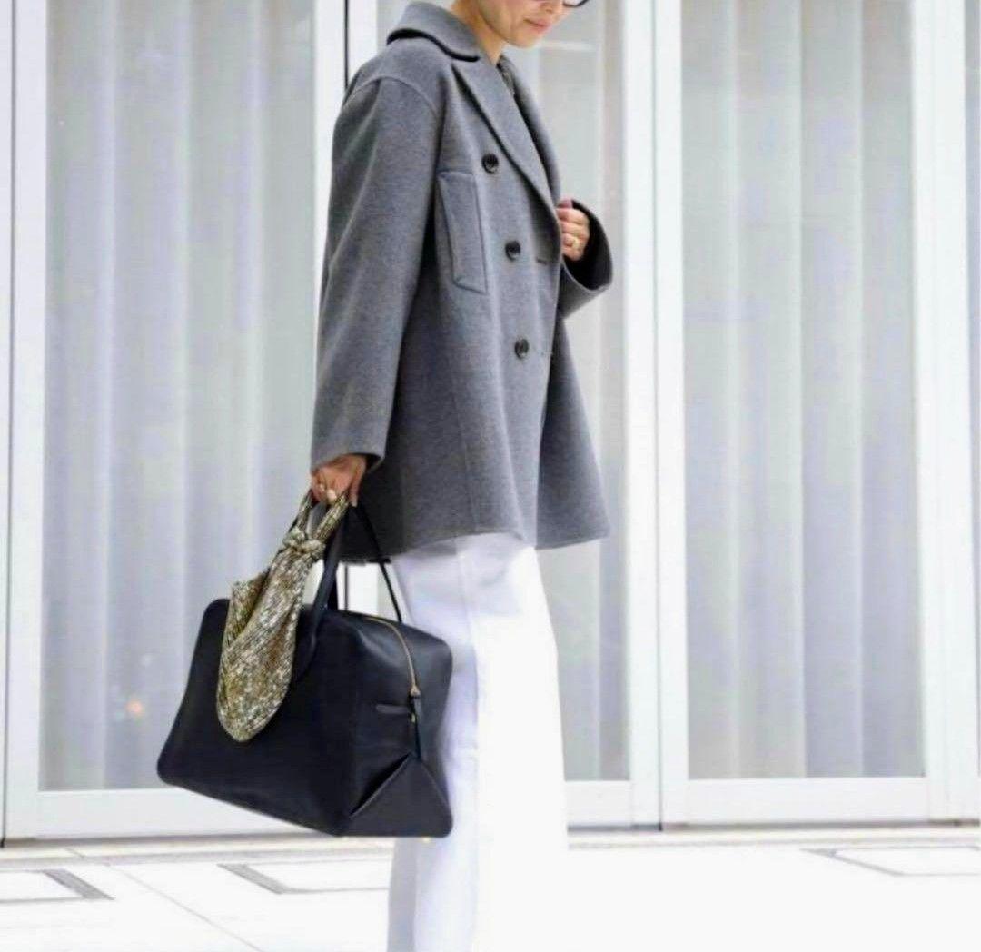 Deuxieme Classe Viclor ハーフ コート グレー